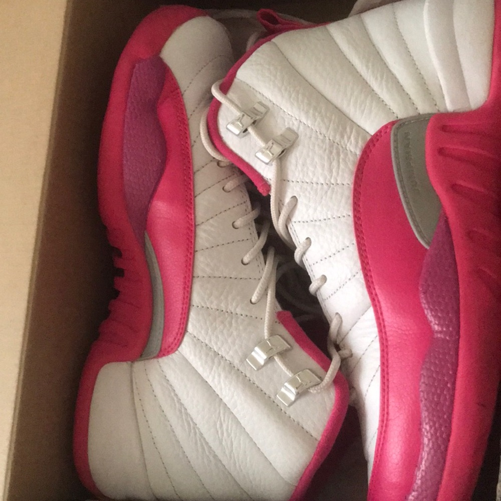 Pink Jordan retro 12
